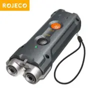 ROJECO 2 In 1 Training & Anti Barking Device Ultrasonic Dog Repeller With