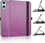 JRTAL Compatible with Teclast P50Ai Case, 360° Rotating Cover Faux Leather Protective Case for Teclast P50Ai 11 Inch Android 15 Tablet (Not for 12 Inch Teclast T60Ai) - Purple
