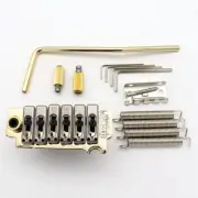 Wilkinson WVS50IIK Tremolo Bridge Stainless Steel Saddles for Strat Guitar Gold