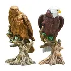 Eagle Decor Ornaments Resin Colouring Lifelike Scarecrow Art Crafts Pendant