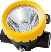 3W Hunting LED Mining Headlamp,Ultra Bright Rechargeable Waterproof Miner Safety Cap Light with Charger for Outdoor Hiking/Camping/Fishing