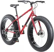 [Mongoose] Dolomite Mens Fat Tire Mountain Bike, 26-Inch Wheels, 4-Inch Wide Knobby Tires, 7-Speed, Steel Frame, Front and Rear Brakes, Multiple Colors