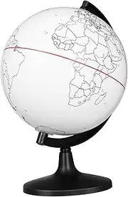 Coloring Globe Unfinished Interactive Globe Model for Creative Painting for Safe Compact Decorative Ornament for Home Classroom