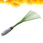 Yard Rake Garden Cleaning Rake Yard Short Rake Leaf Rake Garden Metal Rakes