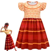 Girls Dolores Disney Encanto Madrigal Princess Dress - 7-8 Years