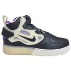 Nike Men 9 10 10.5 11 Air Force 1 Mid React Shoes Black White Purple DQ1872-001