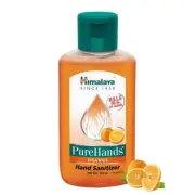 Himalaya Pure Hands Hand Sanitizer - 100 ml (Orange) The Power Of Herbs.