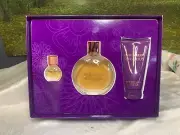 ESTEE LAUDER SENSUOUS 100ML & 4ML EDP SPRAY/ 75ML SATIN BODY LOTION (GIFT SET)
