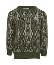 Etro Kids Logo Embroidered Crewneck Jumper 8Y,6Y,14Y,10Y Green