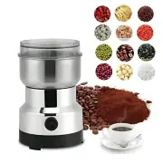 Home Kitchen Electric Milling Machine Multipurpose Electric Coffee Bean Grinding Tool Stainless Steel Milling Machine fo