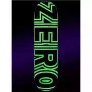 ZERO BOLD GITD SKATE DECK-8.5 BLK/GLOW BRAND NEW WITH SHRINK WRAP