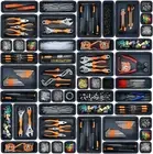OHHSUN 32PCS Tool Box Organizer Tray Set, Desk, Garage, Tool Chest Storage