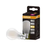 Osram 7W 806lm Warm White LED A Shape Frosted Filament B22 Light Globe