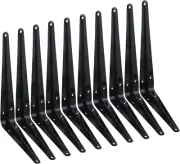 HEART ART 10 Pack Shelf Bracket 12 Inch ,Heavy Duty Shelf Brackets,Floating Shel