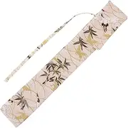 Abaodam Folding Fan Bag Lightweight Organizer for Chinese Hand Fans Versatile Storage Pouch for Weddings Parties Festivals Durable Lint Material Elegant Design with Drawstring Closure