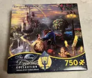 Thomas Kinkade Beauty And The Beast 750 Jigsaw Disney Puzzle New In Box