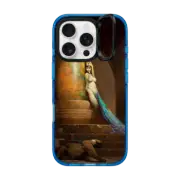 iPhone 16 Pro Impact Ring Stand Case MagSafe Compatible Egyptian Queen by Frazetta Girls