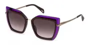 Police SPLP43 STARLIGHT 1 09F5 Men's Sunglasses Burgundy Size 54