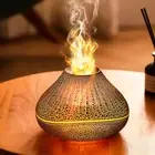 160ML Ultrasonic Aroma Diffuser Aromatherapy LED Lights Iron Humidifier Forest