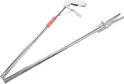 Stainless Steel Snake Clip BBQ Tongs Snake Catcher Clip Folding Snake Clamp for Outdoor Reptile Grabber Tool