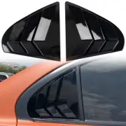 for Mitsubishi Lancer 2008-2017 Black Rear Window Louver Shutter Cover 2pcs