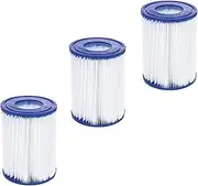Swimming Pool Filter Cartridge 104 * 52 * 134, Compatible for BESTWAY II 58383 58386 58094 Filter Pump(3pcs)