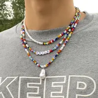 在飛比找蝦皮購物優惠-《Lu》現貨✨Smile Colorful Beaded N