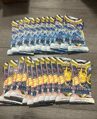 24x Pokemon Silver Tempest Sealed Sleeved Booster Packs