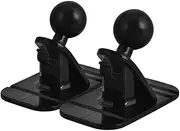 VILLFUL 2pcs Ball Head Phone Mount Base Adhesive Holder for Car Dashboard Viewing Angle Reliable Stability Compatible with Various Settings