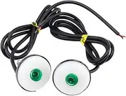 LED Driving Lights For Motorcycles, IP68 Waterproof Flashing Modified Light, 2X Motorcycle Rearview Mirror Light With Eagle Eye Design, LED Off-Road Lights For Running, Jogging