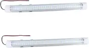 GLEAVI 2pcs Led Tube Light Car Lamp Tube 108 Led Car Lighting 12v-85v Universal Fit for Rv Truck Trailer Boat