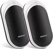 Portable Double-Sided Hand Warmer with USB Quick Charge for Outdoor Comfort