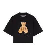 Palm Angels Bear In Mind Cropped T-Shirt XXS,S,XL,XS,L,M Black