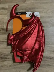 Target Hyde And Eek Adult Devil OSFM Headband Wings Costume New