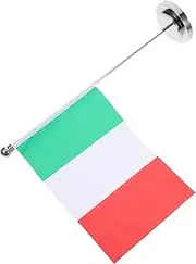 COMPUKAS Italian Flag Table Runner Mini Stick Flags Decor for Home Office Party Decorations