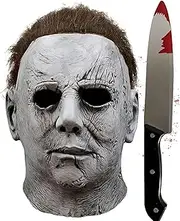 2023 Michael Myers Masks Halloween Horror Cosplay, Latex Full Head Mask Michael Myers Mask Cosplay Costume Props