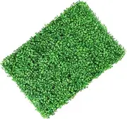Sosoport Synthetic Grass Rug Artificial Greenery Grass Wall Panels for Yard Patio Garden