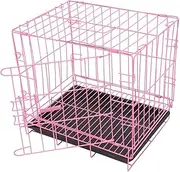 HAPINARY Portable Cat Wire Dog Crate Foldable Pet Carrier for Indoor Outdoor Use