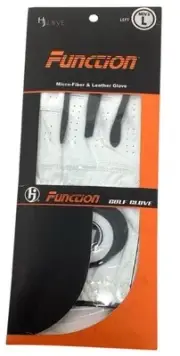HJ Glove Function Golf Cadet Mens Large Micro-Fiber Leather White New