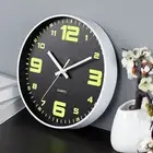 Stylish 30CM Silent Wall Clock with Bright Luminous Features for Rooms
