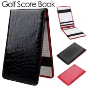 Leather Golf Accessories Scoring Scorecard Holder Golf Score Book Golf Counter