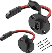 AsrMyjcx 2 Pieces SAE Socket Connector Cables Quick Connect Disconnect Battery Cables