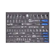 SP Tools 67pcs Eva Toolkit - Including Socket and Accessories Metric Only