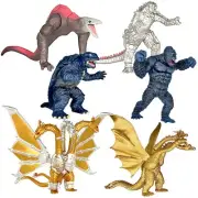 Set Of 6 Godzilla vs Kong Toys Movable Joint Birthday Kids Gift Action Figures