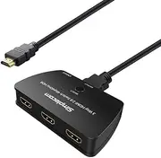 Simplecom CM323 3 Way HDMI 2.0 Switch 3 in 1 Out Splitter HDCP 2.2 4K @60Hz UHD HDR