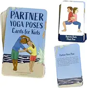 40 Partner Yoga Poses Cards for Kids: Connect, be Active, and Have Fun!