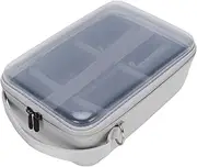 Generic Camera Bag, Small Camera Box with Dividers and Water Proof Transparent Cover, Travel Shoulder Bag, Portable Mirrorless Digital Camera Case for Mirrorless Camera, DSLR