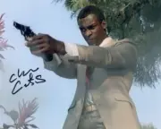 CLIVE CURTIS - Gonzalez James Bond - in For Your Eyes Only hand signed 10 x 8 ph