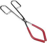 Xinwoer Beaker Tongs, 26cm, Red, Stainless Steel & Plastic, Holds 1000ml Beaker, 1 Piece