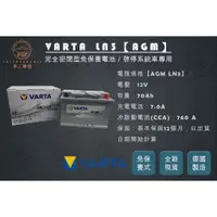 在飛比找蝦皮購物優惠-【不二車坊】VARTA華達《AGM E39 LN3 DIN7